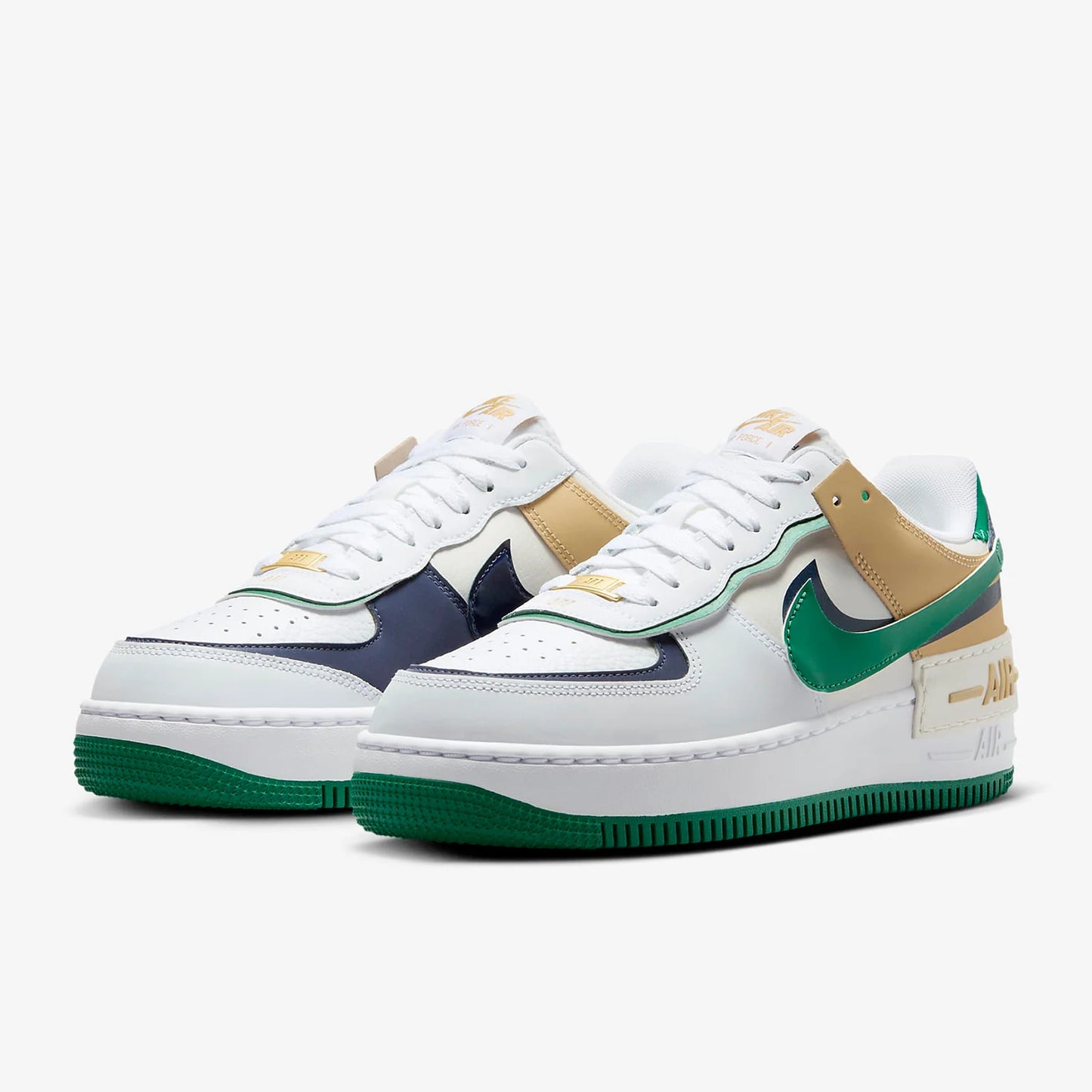 Nike genuine AF1 Shadow women's thick soled wear-resistant casual sports shoes DZ1847-102