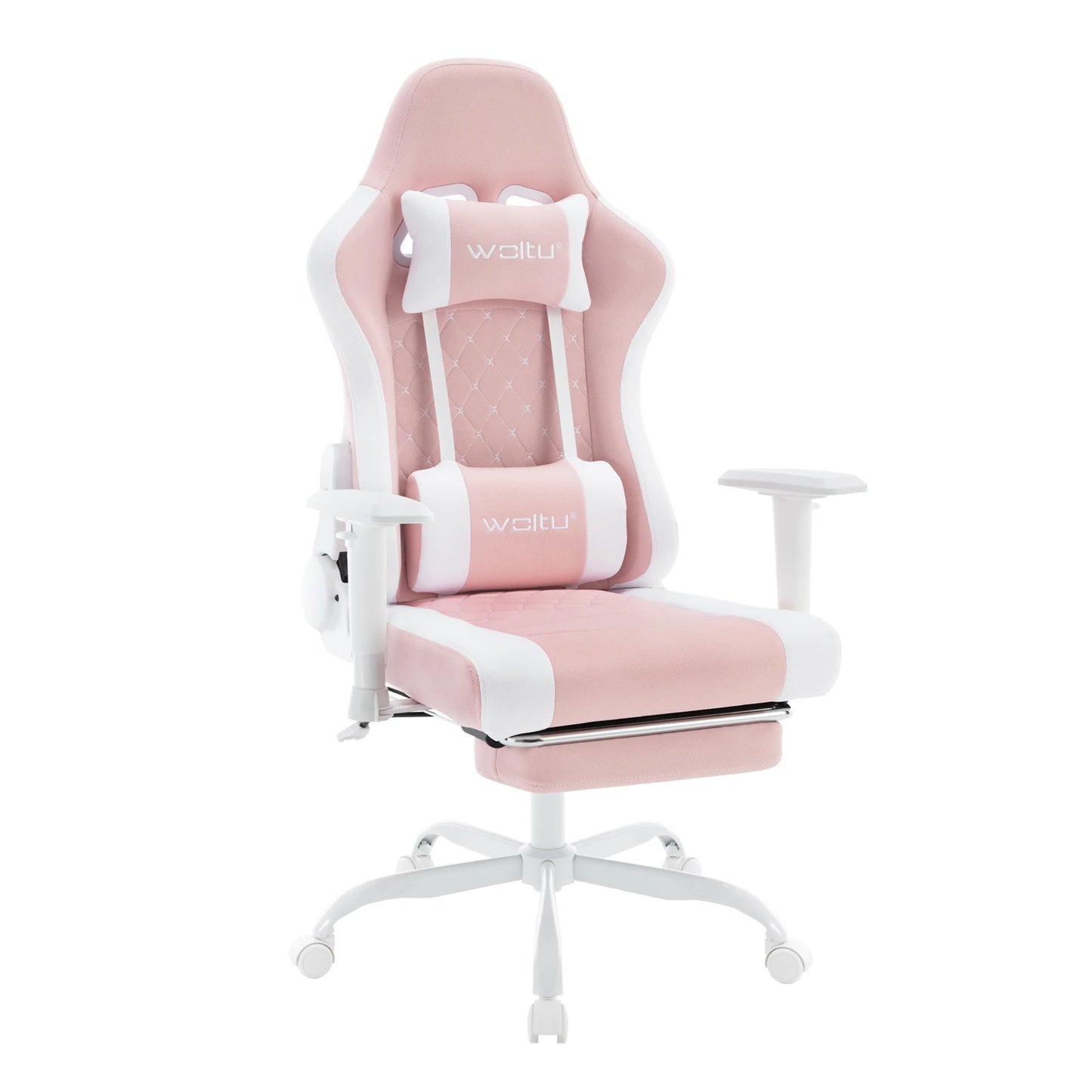 WOLTU Massage Gaming Chair Ergonomic Adjustable Height Office Armchair with Headrest Footrest Swivel Chair Mesh Computer Chair