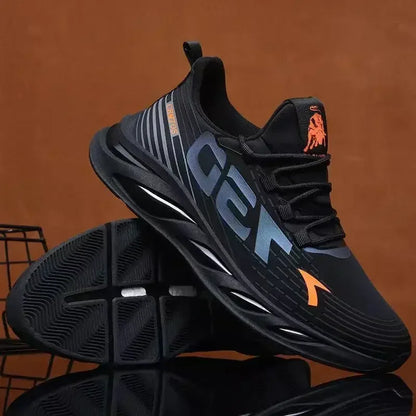 New Summer Mens Breathable Mesh Running Shoes Lightweight Trendy Sports Sneakers for Daily Workout and Outdoor Walking