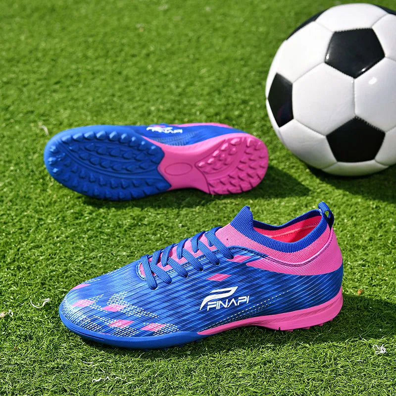 Nuove scarpe da calcio da uomo di alta qualità, tacchetti da partita per indoor, scarpe da calcio outdoor best seller per erba, futsal alte antiscivolo