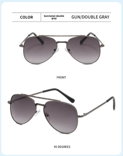 2025 UV400 Metal Children's Sunglasses for Boys and Girls, Toad Glasses for Children Sunglasses Boys And Girls Baby Aviator