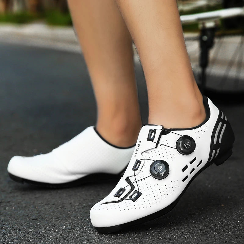 Zapatillas de ciclismo profesionales para hombre MTB y SPD, zapatillas de carreras de montaña, zapatillas de ciclismo de carretera SPD y de montaña para mujer