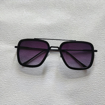 2024 New Square Men Sunglasses Fashion Metal Steampunk Sun Glasses For Women Trendy Outdoor Shades Eyewear Unisex Accessory
