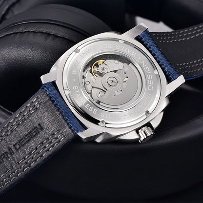 PAGANI DESIGN 2026 Original 43MM Men's Automatic Mechanical Watch NH39 200M Waterproof AR Sapphire Mirror Watches For Men