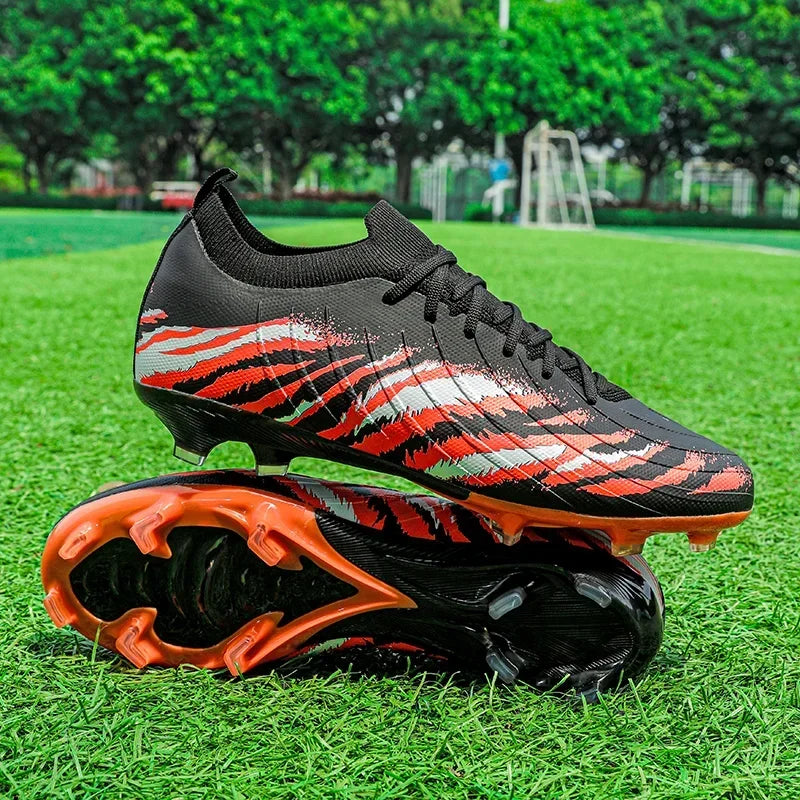 Nuevos zapatos de fútbol unisex para hombre, tacos de fútbol para adultos, ultraligeros, para exterior, deportivos, antideslizantes, cómodos, para césped, de alta calidad