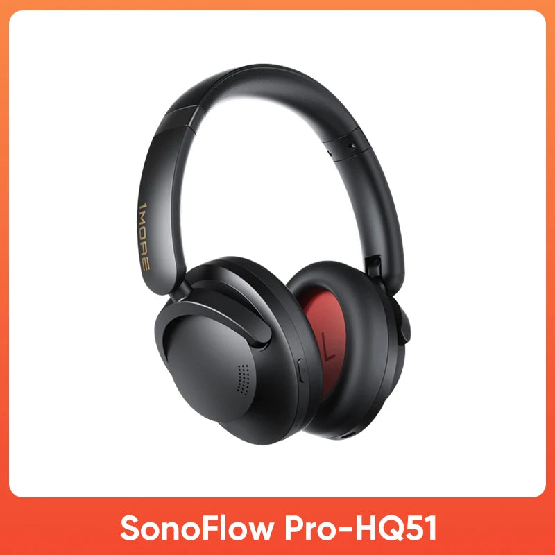 1MORE SonoFlow Pro Wireless Headphone 100H Playtime flash-sale Bluetooth Active Noise Cancelling Hi-Res Audio Clear Call