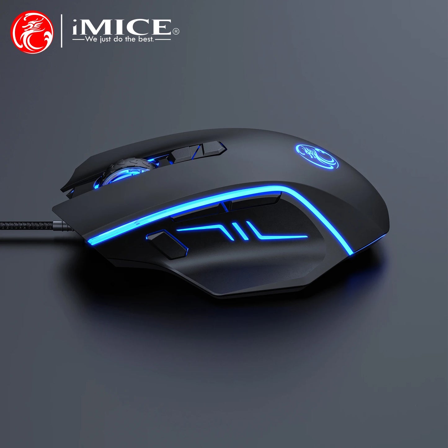 USB Wired Gaming Mouse,RGB Backlit Computer Mice,8 Keys 7200 DPI High Precision Optical Mouse For Office Laptop Home Computer
