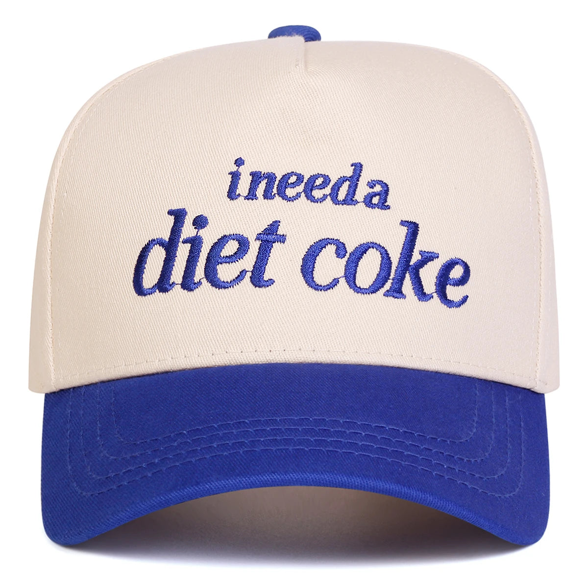 Unisex INEED A DIET COKE Letter Embroidery Baseball Caps Spring Autumn Outdoor Adjustable Casual Hats Sunscreen Hat Sports Cap