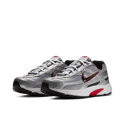 Nike Initiator Fashionable and Trendy Wear-Resistant Breathable Low-Top Casual Urban Commuting Running Shoes Men's Black Silver