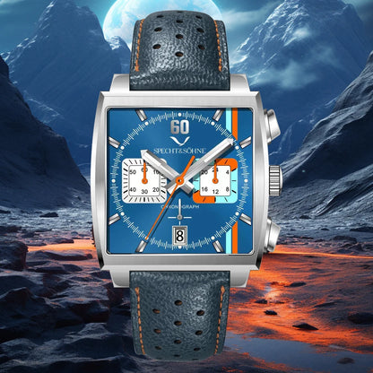 Specht&Sohne 2025 New Men's Watches Quartz Sport Watch Stainless Steel Leather Strap Japan Miyota VK63 Chronograph Reloj Hombre