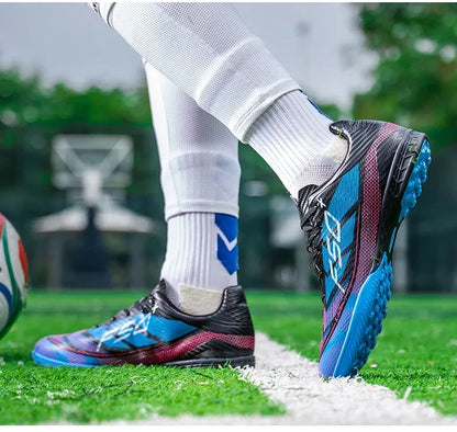 Nouvelles chaussures de football pour hommes, chaussures de sport d'extérieur, chaussures de match professionnelles, baskets antidérapantes, chaussures de football d'entraînement, chaussures ultralégères unisexes