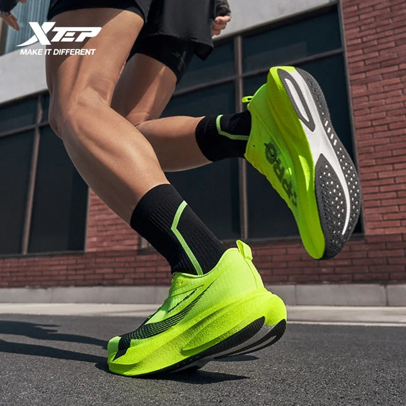 XTEP 2000km PRO Running Shoes For Men 2026 Spring Soft Durability Stability Comfort Lightweight Male Sports Sneaker 874219110026