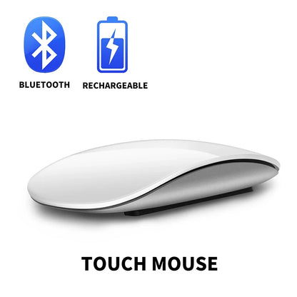 Magic Dual Mode Wireless Mouse Bluetooth Touch Slim Rechargeable Ergonomic for Macbook Air Pro PC Laptop Computer Notebook 2026