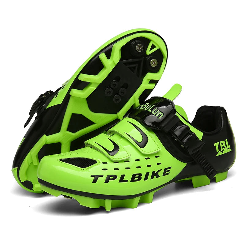 New Men's and Women's Bicycle Shoes,Outdoor Cycling Shoes,Three Functional Soles,Professional Training Shoes