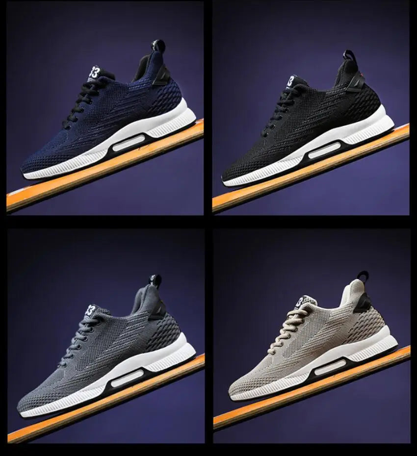 Nouvelles baskets pour homme, chaussures rehaussantes, semelles intérieures de 8 cm, respirantes en maille, chaussures de sport pour augmenter la taille