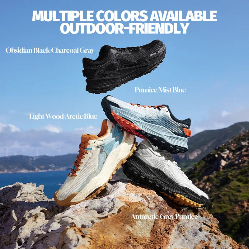 361 Degrees WUXIA 2 Running Shoes Light Breathable Cushioning Non-Slip Soft Outdoor Hiking Versatile Sneakers Male 672542201
