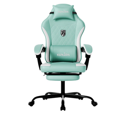 SUKIDA Gaming Chair High Back Ergonomic Computer Chair With Footrest Reclining Adult Comfortable Office Chair ﻿