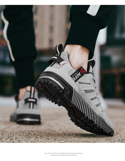Nouveaux hommes chaussures de course respirant chaussures de sport de plein air baskets légères pour hommes chaussures d'entraînement athlétiques confortables
