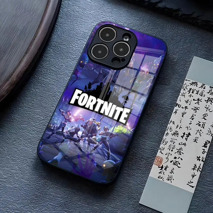 B-Battle-R-Royales-F-FortniteS Phone Case For IPhone 17 Pro Max 15 Pro 14 12 11 13 Mini X XR XS 16 Plus SE Glass Cover