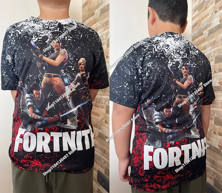 2025 3D New Children's Anime Fortnite Printed Sweater Series Pullover Generation Tide Brand Hoodie Gift