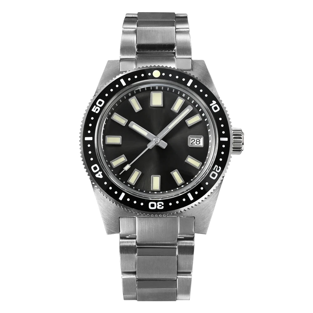 San Martin Official 41mm 62mas V4 Diver Men Watch NH35 Automatic Mechanical Watch Sapphire Glass 200m Waterproof Luminous SN0007