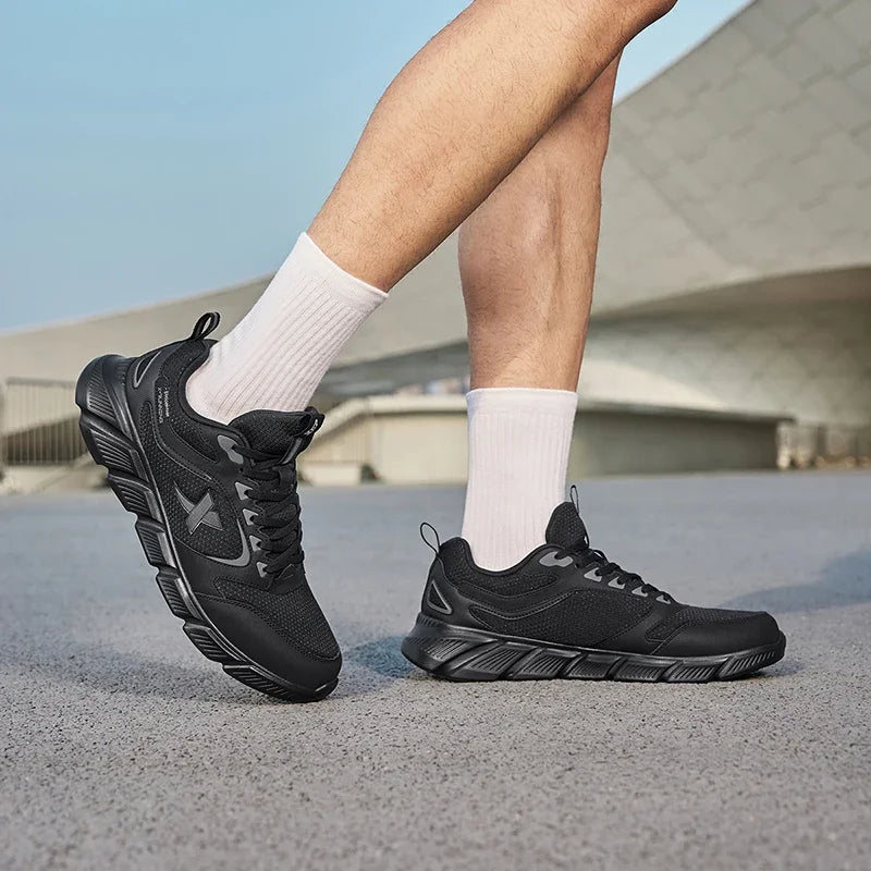Xtep Running Shoes Men's Summer Mesh Breathable Wear-resistant Sports Lightweight Youth Casual Cushioning Shoes 875219110065