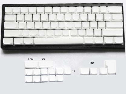 NPKC Blank XDA Keycaps Planck Preonic 61 75 87 108 Keyset Thick PBT Material for Cherry MX Mechanical Keyboard