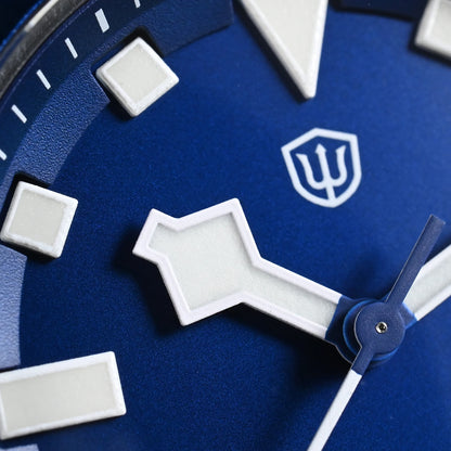 Watchdives WD1969 Pro 38mm Quartz Watch VH31 Sweep Seconds Movement 20Bar Waterproof BGW9 Blue Luminous Sapphire Glass Watches