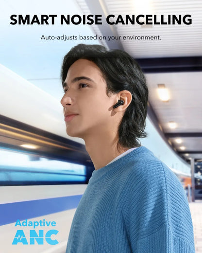 (EU stock) Soundcore P40i by Anker, Wireless Earbuds with ANC, BassUp Technology, 60h Playtime, 2-in-1 Charging Case, IPX5, Bluetooth