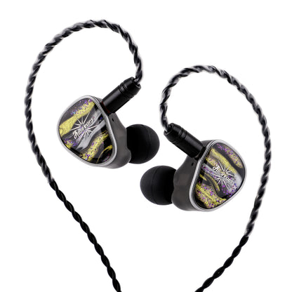Linsoul Kiwi Ears Étude Beryllium DD + 3BA + Vibration Transducer HIFI IEM Earphone with Precision Tuning Wired Earbuds