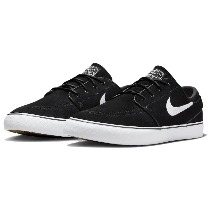 Nike SB Stefan Janoski OG+ zapatillas bajas casuales versátiles y modernas para hombre en negro y blanco-FD6757-001