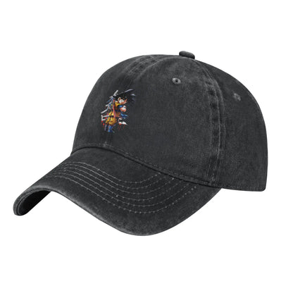 Dragon Ball Kakarot Goku Baseball Caps Vintage Distressed Denim  Sun Cap Men Women Outdoor Workouts Unstructured Soft Caps Hat