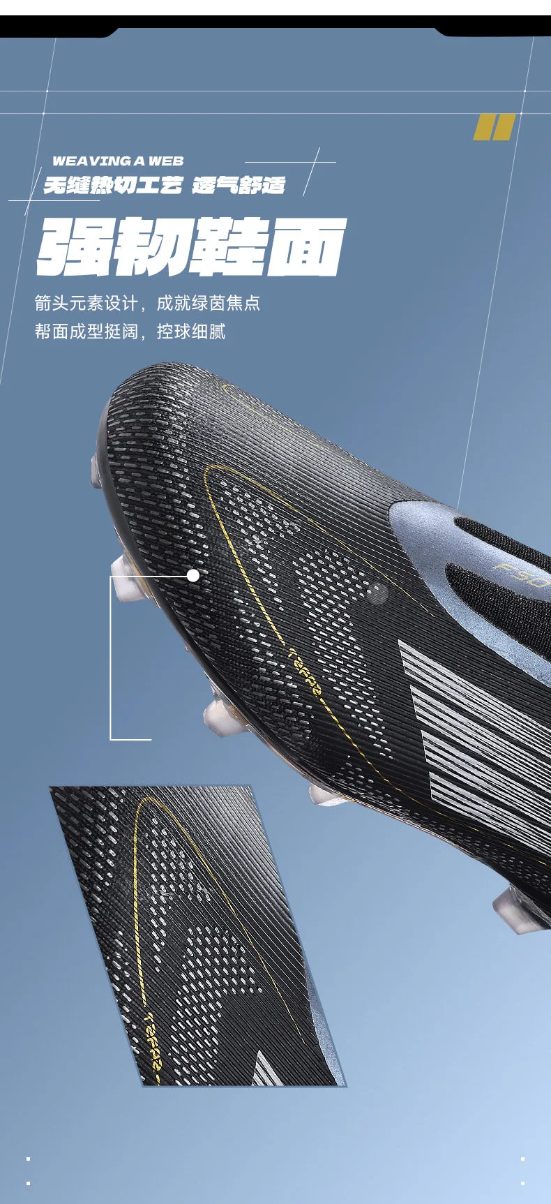 New Men Soccer Shoes Cleats Training Boys Sport Football Boots FG/TF Non Slip Match Breathable Adult Long Spikes Outdoor Sneaker