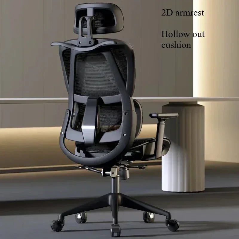 Office Chair Gaming Desk Ergonomic Computer Adjustable Armrests 3D Headrest Chair Lift Chair Back Can Tilt Back with Foo Pedals