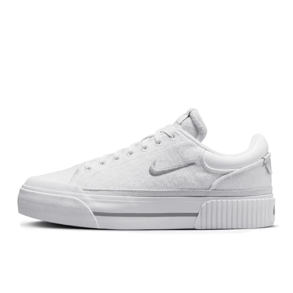 Nike Court Legacy Lit Leather Comfort Slip-Resistant Cushioning Durable Low-Top Tennis Shoe Women's DM7590-100