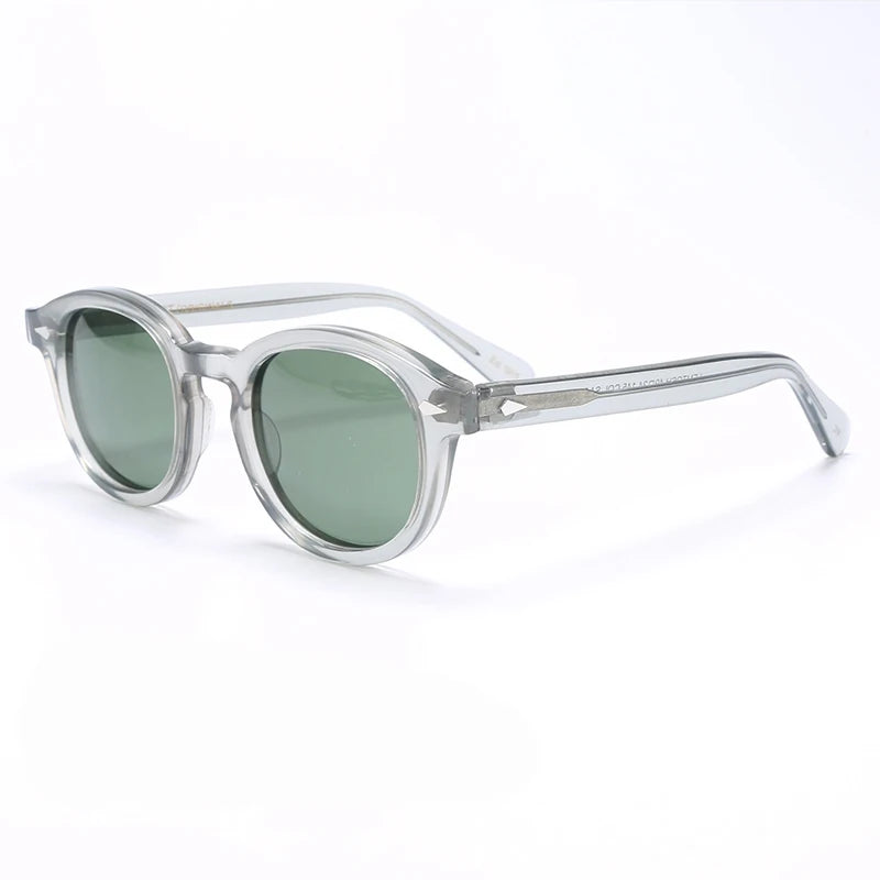 Polarized Sunglasses Men Women Johnny Depp Lemtosh Style Sun Glasses Retro Round Acetate Frame UV400 Lens Oculos
