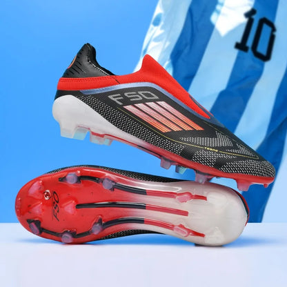 Chaussures de football pour hommes, crampons pour terrain synthétique, antidérapantes, résistantes à l'usure, respirantes, légères, pour entraînement sur gazon artificiel en extérieur.