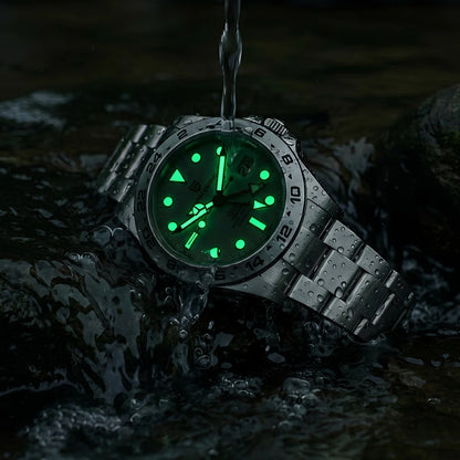 Pagani Design 2026 New Men's Diver Watch 42mm Sapphire Automatic Mechanical GMT Watch 100m Waterproof PD1682