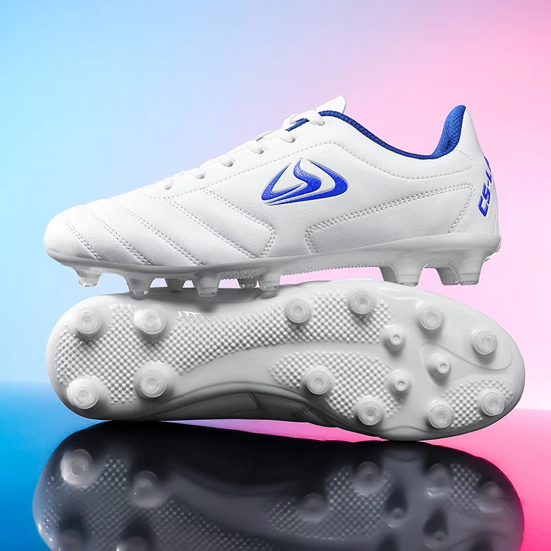 Nouvelles chaussures de football pour hommes, chaussures de soccer d'extérieur TF FG, crampons pour terrain en herbe, chaussures d'entraînement confortables, chaussures de match, futsal, chaussures de sport respirantes pour