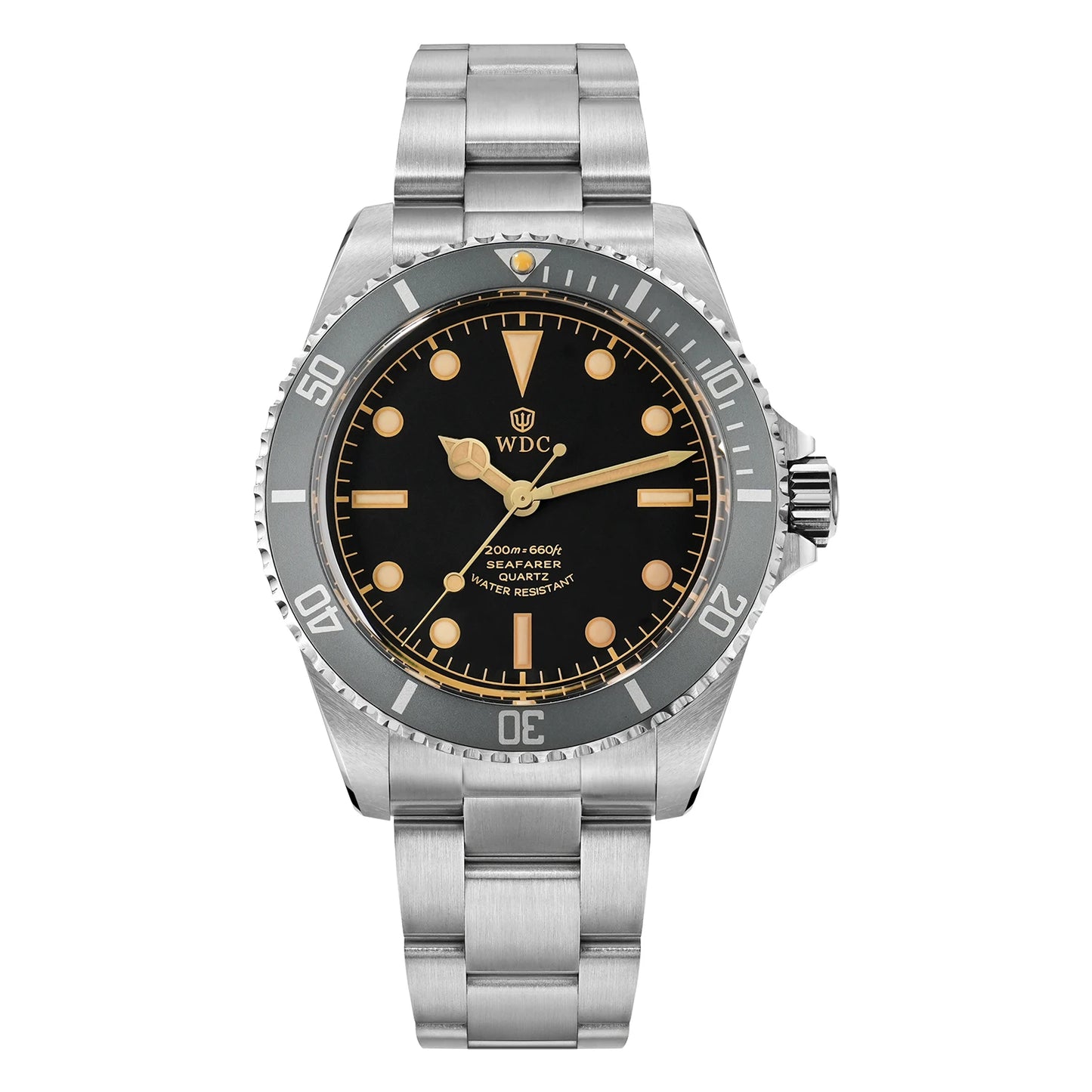 Watchdives WD5513Q Watch VH31 Sweep Second Movement Stainless Steel Sapphire Crystal Business Wristwatch Vintage Watches