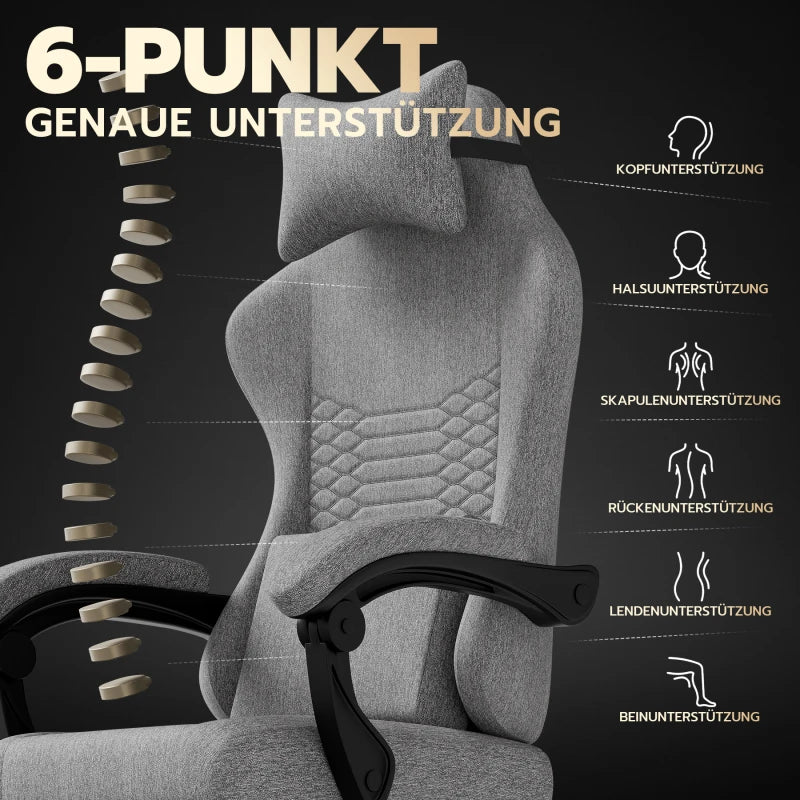 Gaming chairs, office chairs, desk chairs, and swivel chairs. Made with breathable fabric, equipped with 360° swivel casters and seats for easy movement, and featuring soft and comfortable cushions.
