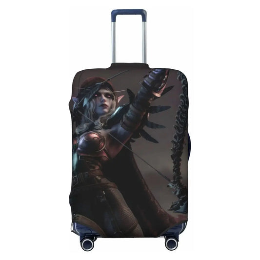 World Of Warcraft Sylvanas Windrunner Suitcase Cover Travel Holiday Fun Luggage Supplies Protection