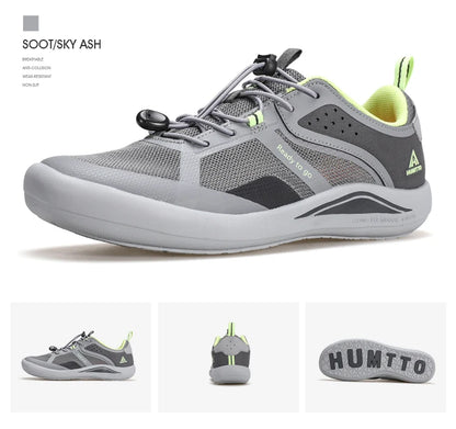 HUMTTO Breathable Walking Shoes for Men Luxury Casual Men's Sneakers Designer Sports Jogging Running Trainers Summer Man Sneaker