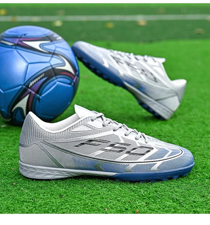 Nouvelles chaussures de football pour hommes, chaussures de sport ultralégères, chaussures de football pour matchs en plein air, futsal, haute cheville, respirantes, antidérapantes, de haute qualité