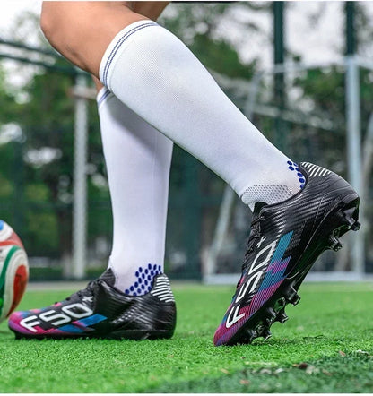 Nouvelles chaussures de football pour hommes, adaptées à la pratique sur gazon, ultralégères, antidérapantes, baskets de sport pour activités de plein air, chaussures de football professionnelles, chaussures d'entraîne