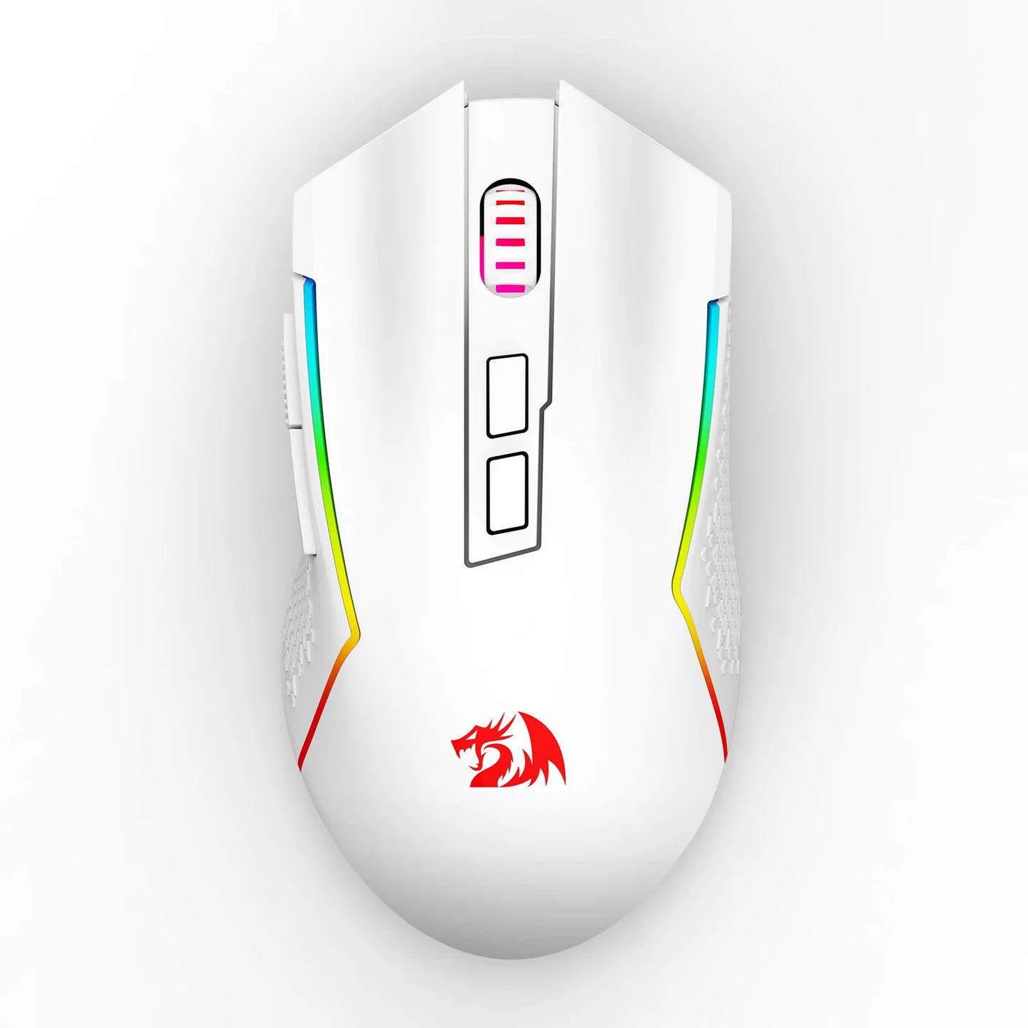 Redragon M693 langaton/langallinen BT & 2.4G Bluetooth -pelihiiri, 8000 DPI, 3 yhteystilaa, RGB-taustavalo PC:lle/Macille/kannettavalle