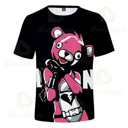 T-shirt 3D Red Jade Fortnite Anime Battle Royale per uomo, donna e bambini - T-shirt Pelly, regalo di compleanno per ragazze e ragazzi