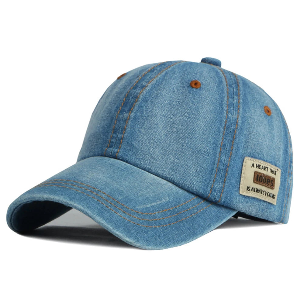FS Brand Blaue Jeans-Kappe für Herren Sommer-Baseballkappen Luxus-Damen-Designer-Kappe Streetwear-Trucker-Cap Gorras Para Hombre