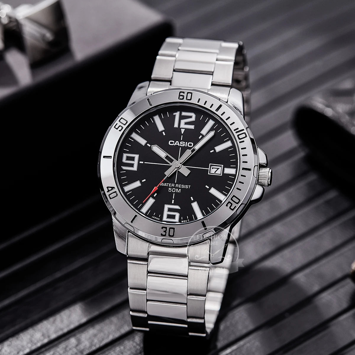 Casio Watch For Men Stainless Steel Bracelet Business styles  relogio masculino MTP-VD01D