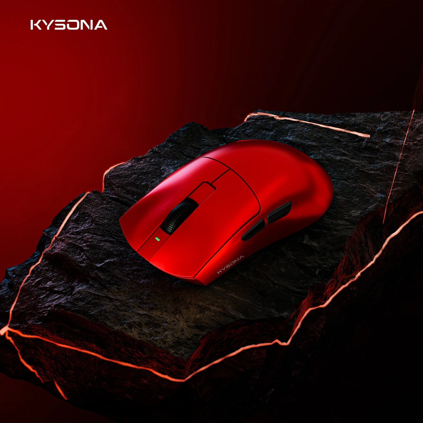 KYSONA Jupiter Series Gaming Mouse  Wired Wireless Mice 8Khz PAW3950 Sensor  Bluetooth 46g Rechargeable Web Driver For PC laptop